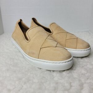 Beige Slip-On Sneakers